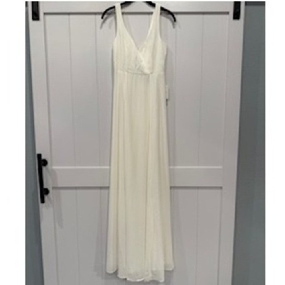 NWT Show‎ Me Your Mumu Weddings Ivory Maxi Dress Sleeveless Bridesmaid Gown XS